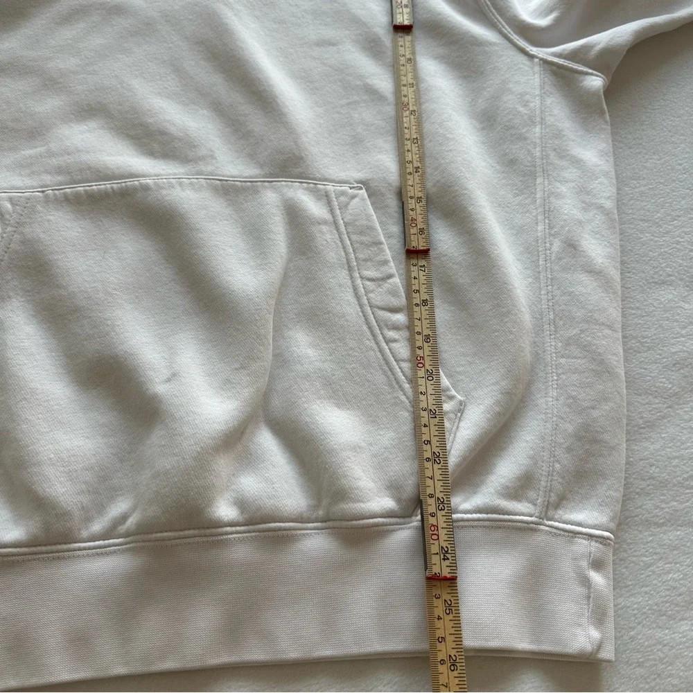 Nike‎ Pullover Hoodie Sweatshirt White Purple Logo Cotton Men’s Size Medium